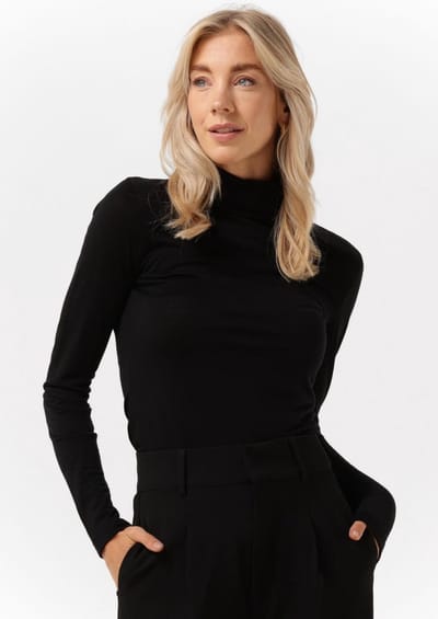 My Essential Wardrobe 01 The Rollneck Truien & vesten Dames - Sweater - Hoodie - Vest- Zwart - Maat XXL