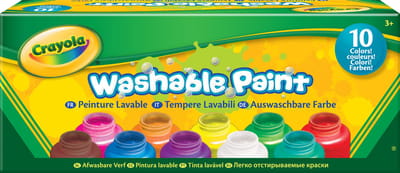 Crayola 10 Fl. met afwasbare verf