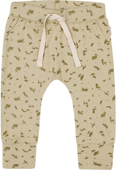 Noppies Pants Gray slim fit allover print Unisex Broek - Maat 50