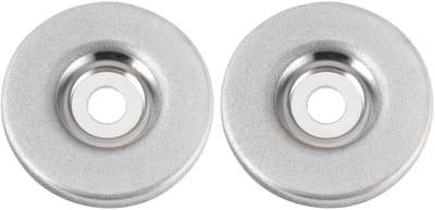 Dailygoods- Slijpschijf 56mm Diamant - 2 Stuks - 320 Grit - Geschikt voor Glas/Roestvrij Staal - Hoge Slijpsnelheid - Eenvoudig te Installeren - Diamantschijf