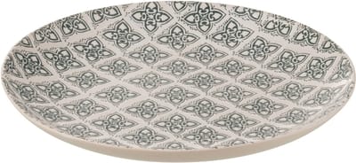 J-Line bord Decoratief Kousa - porselein - blauw/wit