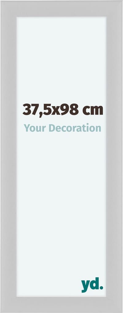 Your Decoration - Fotolijst 37,5x98 cm - MDF - Wit Hoogglans - Como