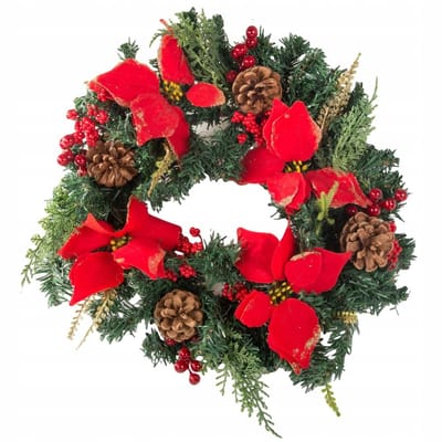 Hangzhou A Link Star - Kersthanger - Decoratieve Krans - Deurhanger - 30cm