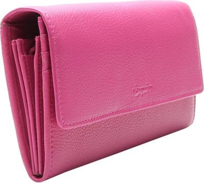 Esquire Leren Portemonnee Peru Ladies Purse Pink Paars