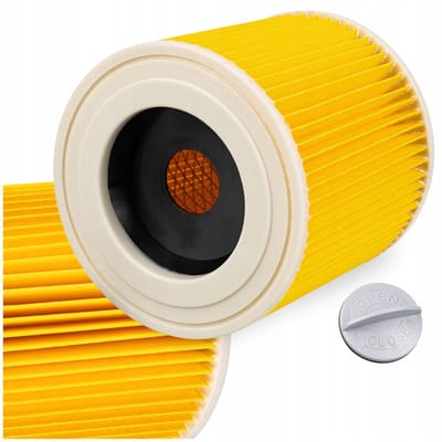 Karcher SE400 Plus Serie - Filter - Metalen Gaasversterking - Compatibel met KWD V-12, V-15, V-17