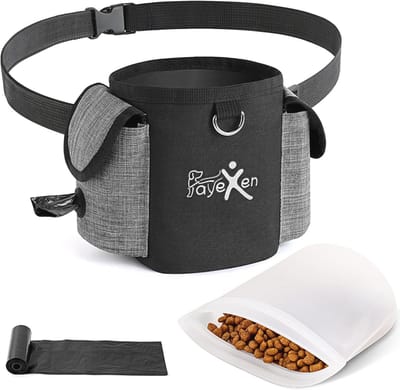 NTHProducts - Dog Treat Bag - Dog Training - Waterproof en Duurzaam - 15x10x12 cm - Hondensnacks - Ideaal voor Training - Silicone Opbergfunctie
