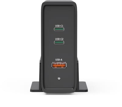 Universeel USB-C-oplaadstation, GaN, 3 poorten, Power Delivery, 5-28V/140W
