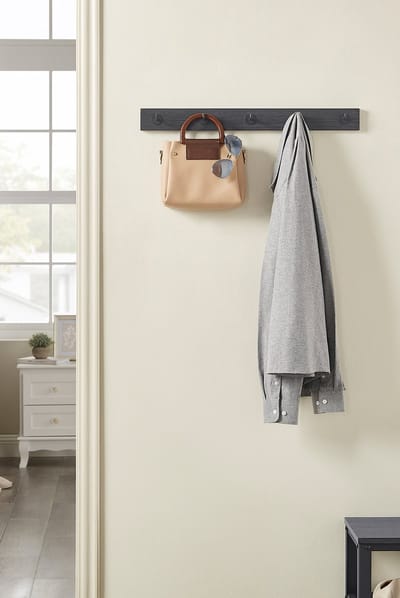 MIRA Home - Industriële Wandkapstok - Compacte wandkapstok - Kapstok - Garderoberek - Makkelijk te Monteren - 60cm