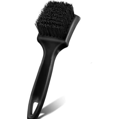 Brosse de nettoyage pour jantes de voiture, tapis, moyeux de roue, kit de nettoyage pour jantes de voiture, outils de lavage automatique, accessoires de voiture noir