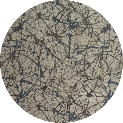 Rond vloerkleed - Splash - Tapijten Woonkamer - Fornax - 110 ø
