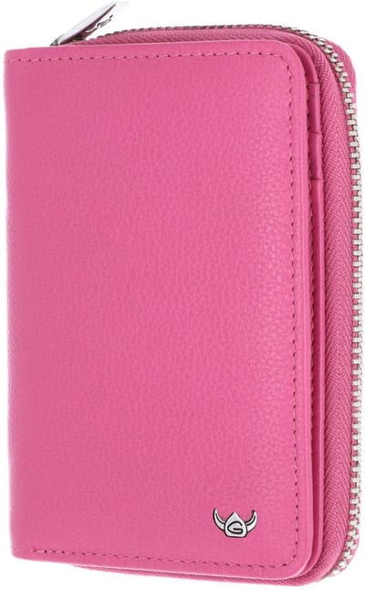 Golden Head Leren portemonnee Madrid RFID Protect RV-Börse 3317 Fuchsia paars