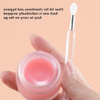 Professionele Lipborstel van Transparant Silicoon voor Perfecte Lippenmake-up en Precisie Applicatie