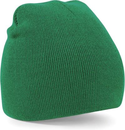 Beechfield pull-on beanie wintermuts - groen - volwassenen - 100% polyacryl - damesmuts/wintermuts