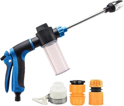 Hoge Drukreiniger - Krachtige Reiniger - Buiten Reinigen - 360 Graden Mondstuk - 25 cm - Grijs