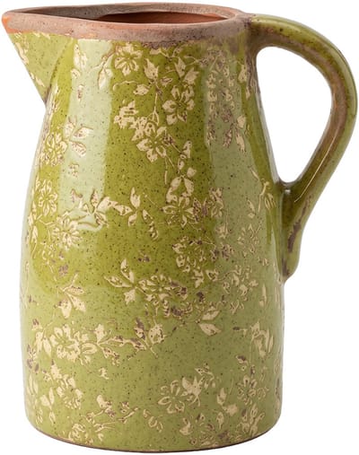 Clayre & Eef Decoratie Kan Groen Keramiek
