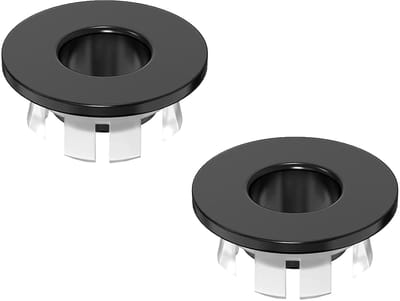 NTHProducts - Afvoerrooster - Afvoerplug - Zwart - Badkamer - Douche - 2 stuks