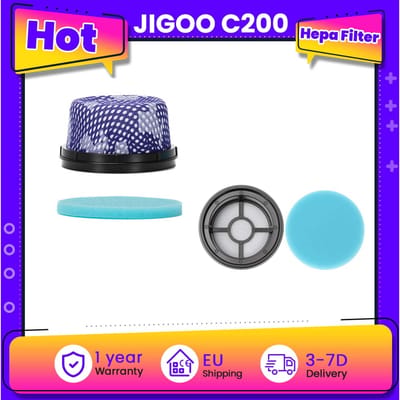 JIGOO C200 HEPA-filter, hoogwaardige vervanging voor draadloze stofzuigers