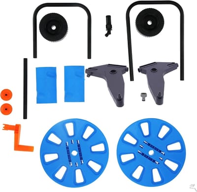 Tuinslang haspel - Waterleiding organizer - Gazon bewatering - Draagbaar met wielen - 50 m capaciteit