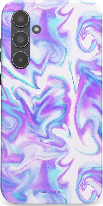 Casetastic Hoesje Geschikt voor Samsung A55 - Stijlvolle Beschermende Duo-layer Case - Tie Dye magie