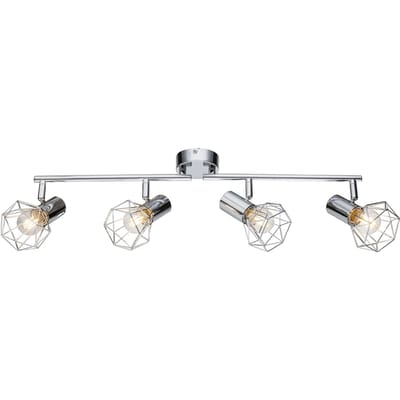 Globo - spot - Xara I - chroom - metaal - opbouwspot - E14 - 54802-4