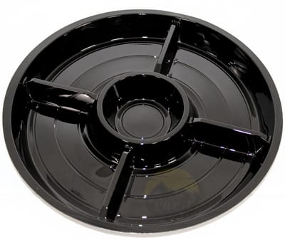 KURTT 10 Fondue serveerschalen met deksel (5-vaks), tapas schaal, hard plastic servies schalen, herbruikbaar catering schaal - reusable - servies -