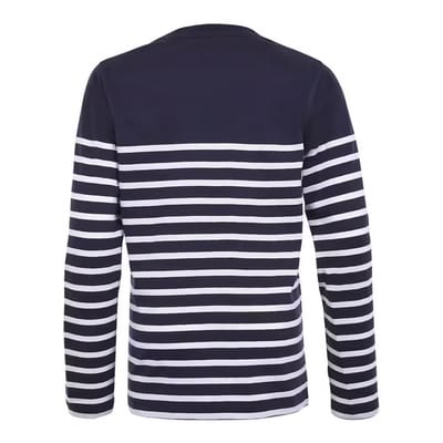 SOLS Kinderen/Kinderen Matelot Gestreept T-shirt Met Lange Mouwen (Franse marine / Wit)