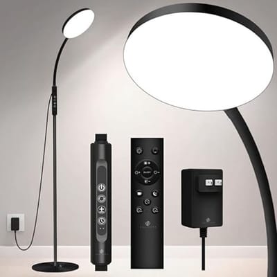 Equivera Lichttherapie Lamp - Lichttherapie Lamp - Daglichtlamp - LED Lichttherapie - Lichttherapie - Daglichtsimulatie - Simulatie van Daglicht - Meer Energie