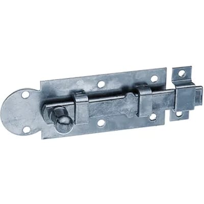 Alberts Raamgrendel Recht + Bevestigd Tegenstuk Blauw 100mm