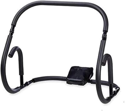 Buikspierroller - Ab roller Fitnesswiel - Core Training - Veelzijdige Oefeningen - Max 136 kg - Zwart