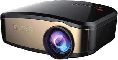 Draadloze Beamer - Projector Video - Thuisbioscoop Creëren - Stil Koelsysteem - 120 Inch Beeld - Zwart