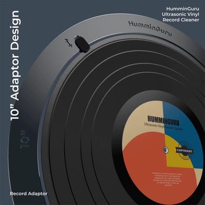 Platenadapter voor Ultrasone Vinyl Reinigingsmachine 7 en 10 Inch
