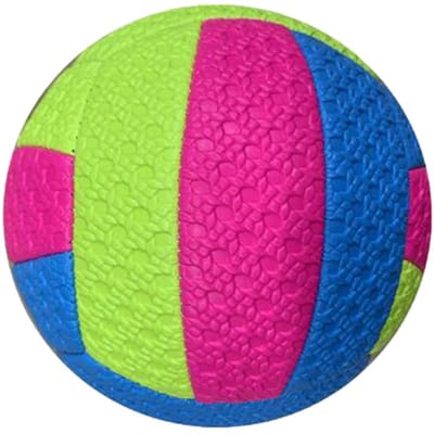 Ballon de Volleyball en PVC Taille 2 Toucher Doux Jeu Entraînement Pratique Ballon Récréatif 59 pouces Jouet pour Enfants pour Sable Cour