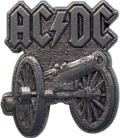 AC/DC - For Those About To Rock Pin - Grijs