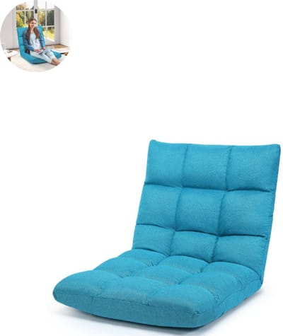 Fauteuil - Relaxzetel - Relaxstoel - Relaxfauteuil - Stoel - Voor één Persoon - Turquoise