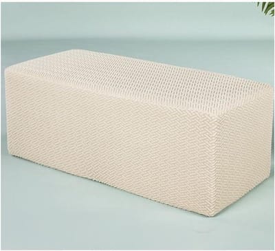 Poefhoezen Rechthoekig - Voetenbankhoes Ottomaans - Meubels Beschermen - Elastisch Materiaal - Op Maat Gemaakt - Cc