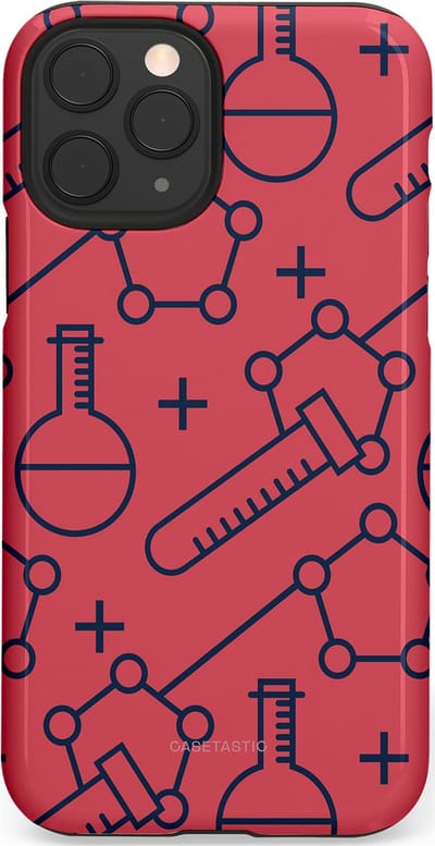 Casetastic hoesje geschikt voor Apple iPhone 11 Pro - Dubbellaagse bescherming - Rode Laboratorium - Fashion Case - Koraal