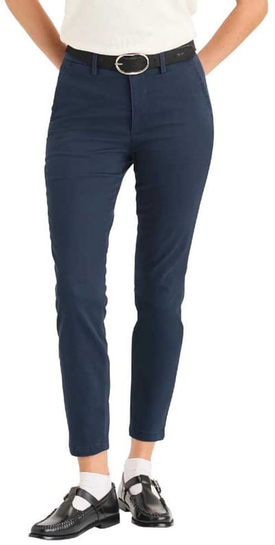Dockers Weekend Skinny Chino Broek Blauw 26 / Long Vrouw