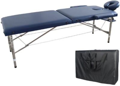 Livista® Multifunctionele Massagetafel - Opvouwbaar - Hoogwaardig Schuim - Verstelbare Hoogte (8 standen) - Draagvermogen 250KG - Inclusief Opbergtas - Blauw
