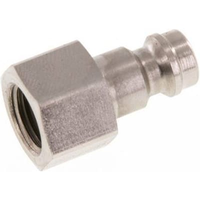 Gehard staal DN 5 Luchtkoppeling Insteeknippel G 1/8 inch Binnendraad - CLP5-F-STN-P-018