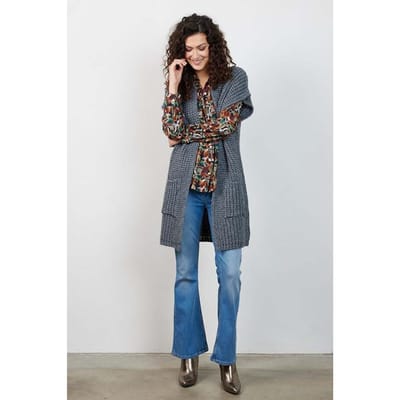 Gilet Fermo Dark grey melange