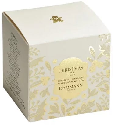 Dammann Christmas tea - 25 zakjes - zwarte thee met aroma’s van sinaasappel, karamel, ananas en marasquin.