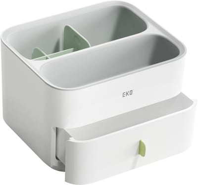 EKO - Bento Badkamer Organiser met lade - Kunststof - Wit