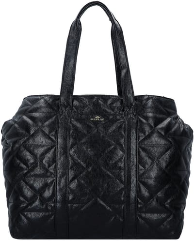REPLAY Schoudertas Shopper Black Zwart