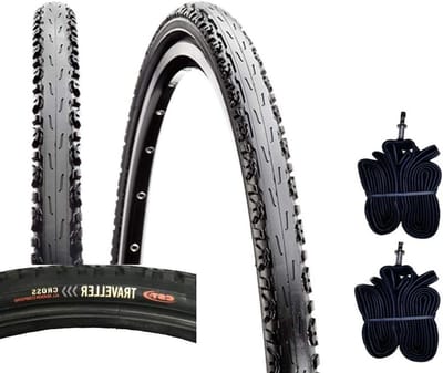 Fietspomp Set - Banden en binnenbanden - Fietsen onderhouden - All Season Compound - 26 x 1.60 - Zwart