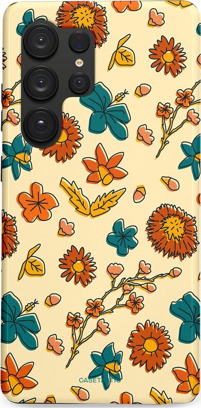 Casetastic Hoesje Geschikt voor Samsung S25 Ultra - Stijlvolle Beschermende Duo-layer Case - Boranisch veld