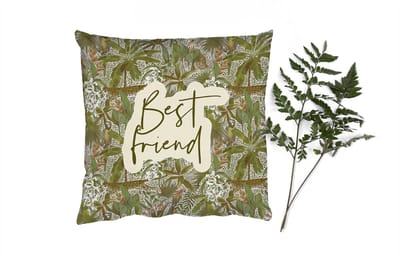 Sierkussens - Kussentjes Woonkamer - 50x50 cm - Spreuken - Quotes - BFF - Best friend - Beste vrienden