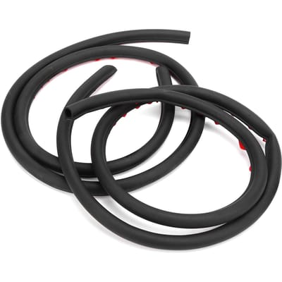 Autodeurafdichtingsstrip Grote D-Type Zelfklevend Geluiddicht Universele Auto EPDM Rubber Weerstrip black