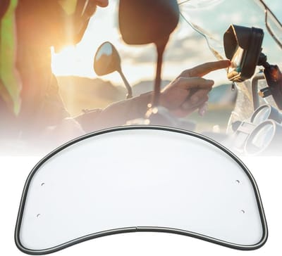 Motorfiets Voorruit - Windscherm Deflector - Comfortabel Rijden - Hoge Transparantie ABS - Universeel - Transparant