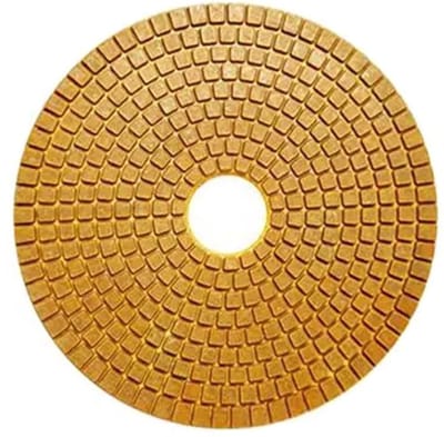 Diamant Polijstpads - Schuurschijven Set - Marmer Bewerken - Hoge Glans Resultaat - 150 mm Set - Koperkleurig
