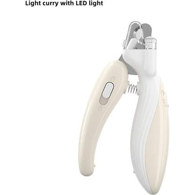 Huisdier Nagelknipper Hond Kat Nagelschaar Arbeidsbesparende Nagelknipper Handige LED Elektrische Huisdier Nagelknipper Huisdier Benodigdheden kaki